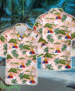 WWII US Army 6th Armored Division Hawaiian Shirt - WWII US Army 6th Armored Division Hawaiian Shirt