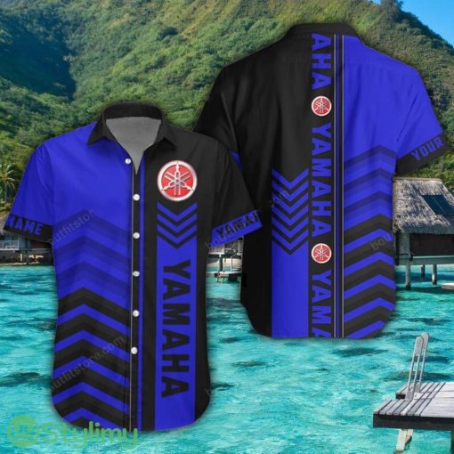 Yamaha Blue Hawaiian Shirt Men Women Beach Gift Custom Name