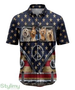 Yorkshire Terrier Flag Hippie Bus Hawaiian Shirt For Men And Women Product Photo 1