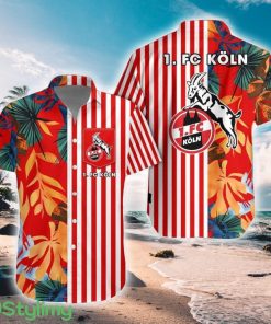 1. FC Koln Aloha 3D Hawaiian Shirt And Shorts Summer Vacation Gift Product Photo 1