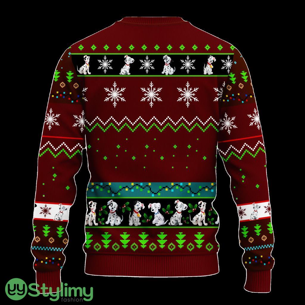 101 Dalmatians Ugly Christmas Sweater Red 1 For Men And Women 3D Printed 5 101 Dalmatians Ugly Christmas Sweater Red 1 For Men And Women 3D Printed Product Photo 2