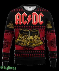 Acdc Red Ugly Christmas Sweater For Men And Women 3D Printed Product Photo 1