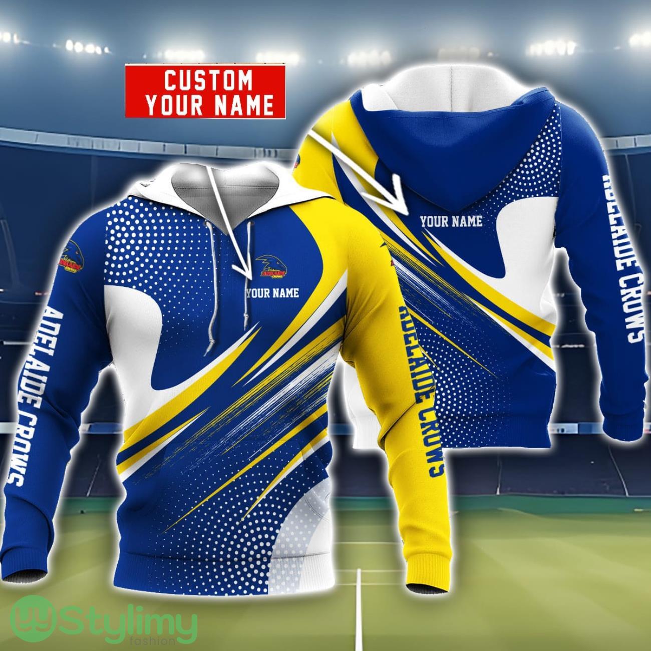 Adelaide Crows AOP Hoodie Custom Name Unisex Hoodie Zip Hoodie For Men And Women 2 Adelaide Crows AOP Hoodie Custom Name Unisex Hoodie Zip Hoodie For Men And Women Product Photo 2