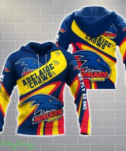Adelaide Crows We Fly As One 3D Hoodie Zip Hoodie For Fans All Over Printed Unisex Hoodie Product Photo 1