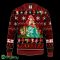 Airel Mermaid Ugly Christmas Sweater Red Brown For Men And Women 3D Printed Product Photo 2