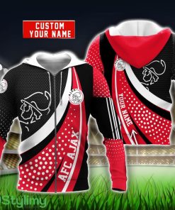 Ajax Amsterdam AOP Hoodie Custom Name Unisex Hoodie Zip Hoodie For Men And Women Product Photo 1
