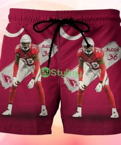 Arizona Cardinals Budda Baker1 Beach Hawaiian Shorts For Men Trending Summer Product Photo 1