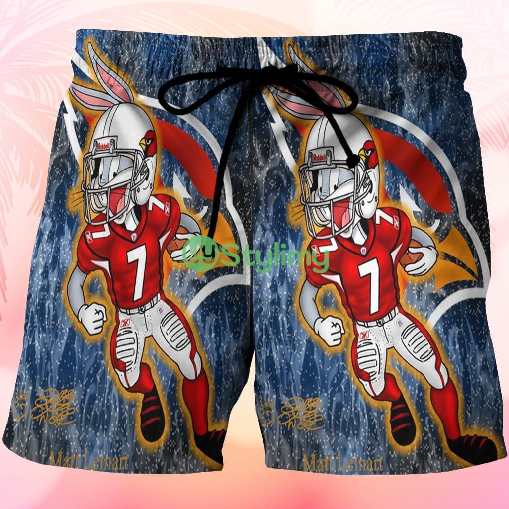 Arizona Cardinals Bugs Bunny Matt Leinart 7 Beach Hawaiian Shorts For Men Trending Summer 3 Arizona Cardinals Bugs Bunny Matt Leinart 7 Beach Hawaiian Shorts For Men Trending Summer Product Photo 1