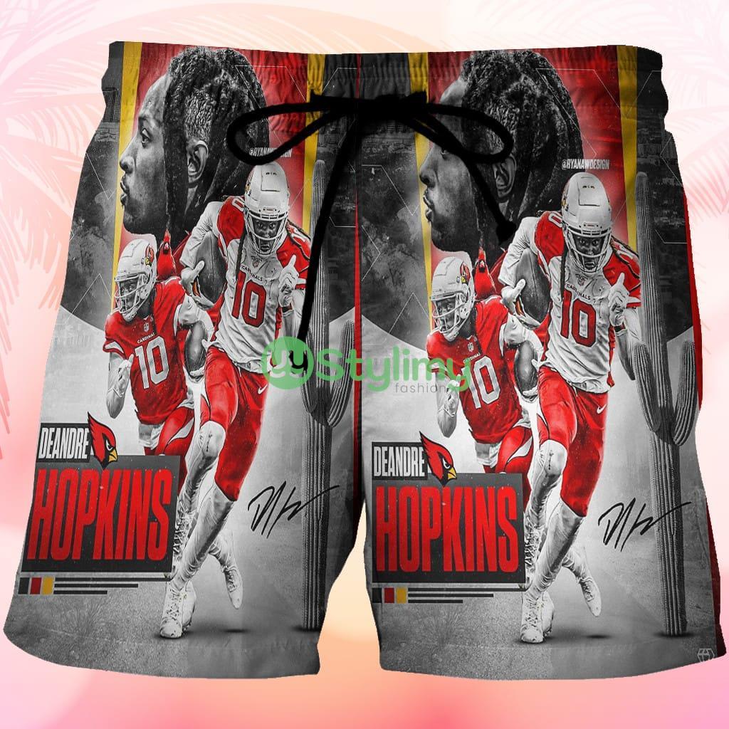 Arizona Cardinals Deandre Hopkins 10 Beach Hawaiian Shorts For Men Trending Summer 3 Arizona Cardinals Deandre Hopkins 10 Beach Hawaiian Shorts For Men Trending Summer Product Photo 1