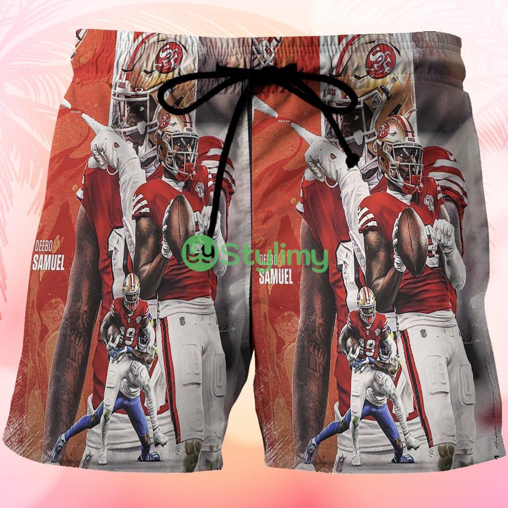 Arizona Cardinals Deebo Samuel1 Beach Hawaiian Shorts For Men Trending Summer 3 Arizona Cardinals Deebo Samuel1 Beach Hawaiian Shorts For Men Trending Summer Product Photo 1