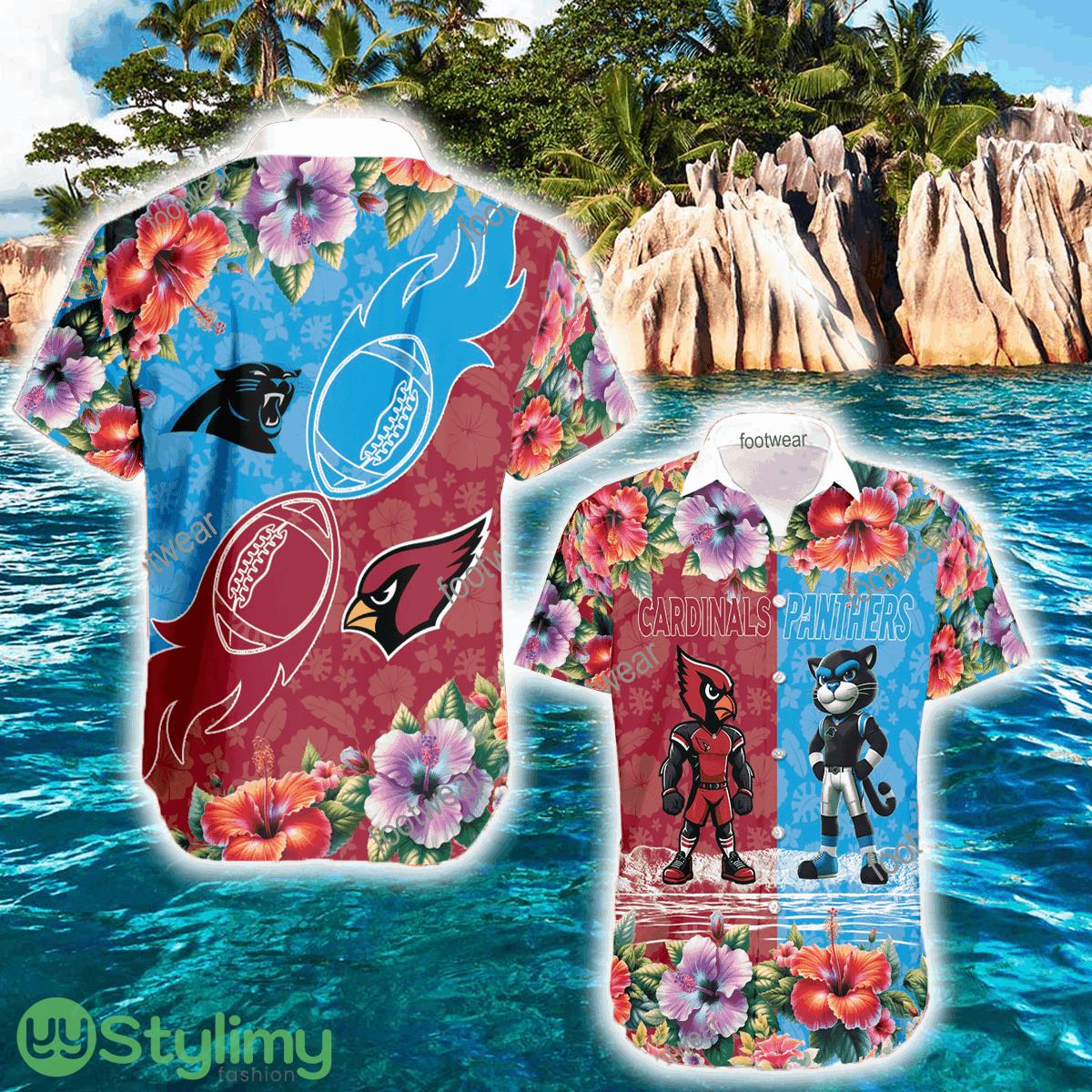 Arizona Cardinals VS Carolina Panthers Exotic New AOP Hawaiian Shirt Gift For Fans 2 Arizona Cardinals VS Carolina Panthers Exotic New AOP Hawaiian Shirt Gift For Fans - Arizona Cardinals VS Carolina Panthers Exotic New AOP Hawaiian Shirt Gift For Fans
