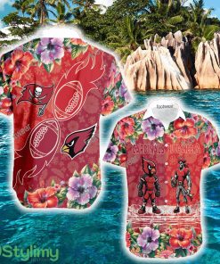Arizona Cardinals VS Tampa Bay Buccaneers Vintage New Beach Hawaiian Shirt Gift For Fans - Arizona Cardinals VS Tampa Bay Buccaneers Vintage New Beach Hawaiian Shirt Gift For Fans