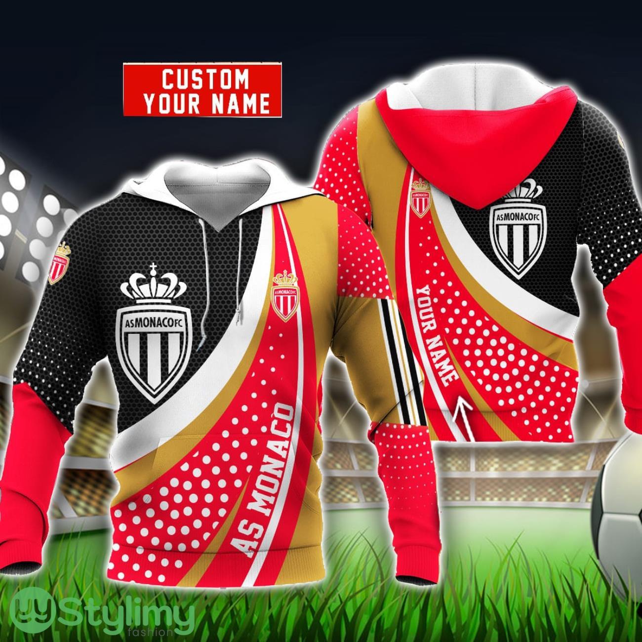 AS Monaco AOP Hoodie Custom Name Unisex Hoodie Zip Hoodie For Men And Women 2 AS Monaco AOP Hoodie Custom Name Unisex Hoodie Zip Hoodie For Men And Women Product Photo 2