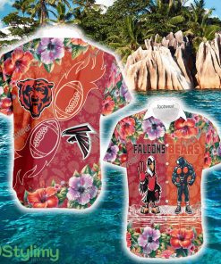 Atlanta Falcons VS Chicago Bears Casual New AOP Hawaiian Shirt For Men And Women - Atlanta Falcons VS Chicago Bears Casual New AOP Hawaiian Shirt For Men And Women