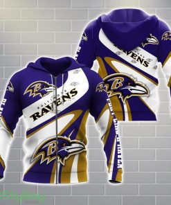 Baltimore Ravens 3D Hoodie Zip Hoodie For Fans All Over Printed Unisex Hoodie Product Photo 1