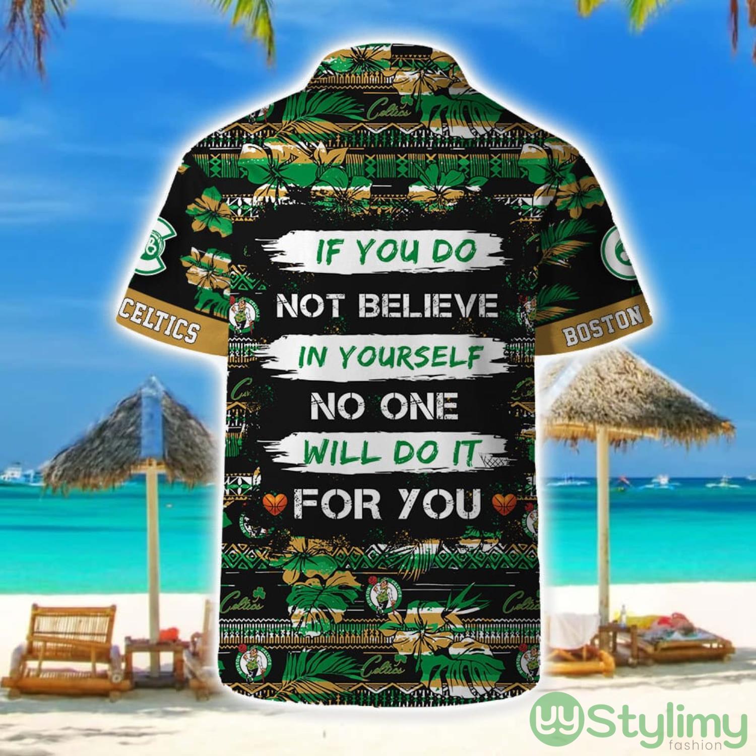 Boston Celtics Hawaii Set Pattern Vintage 3D Hawaiian Shirt And Shorts 2 Boston Celtics Hawaii Set Pattern Vintage 3D Hawaiian Shirt And Shorts Product Photo 2