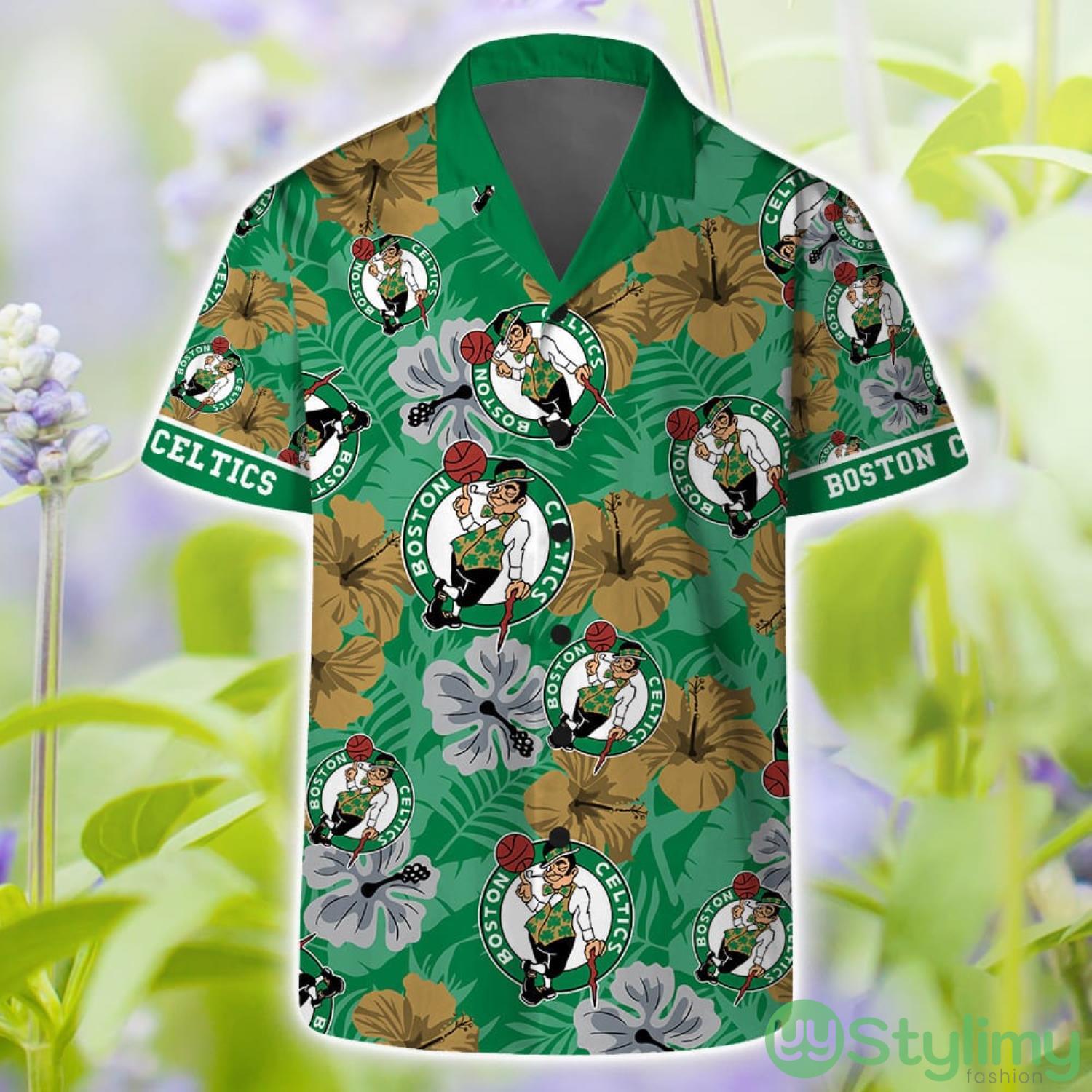 Boston Celtics Team NBA Hawaii Set Hawaiian Shirt And Beach Short For Fans 4 Boston Celtics Team NBA Hawaii Set Hawaiian Shirt And Beach Short For Fans Product Photo 1