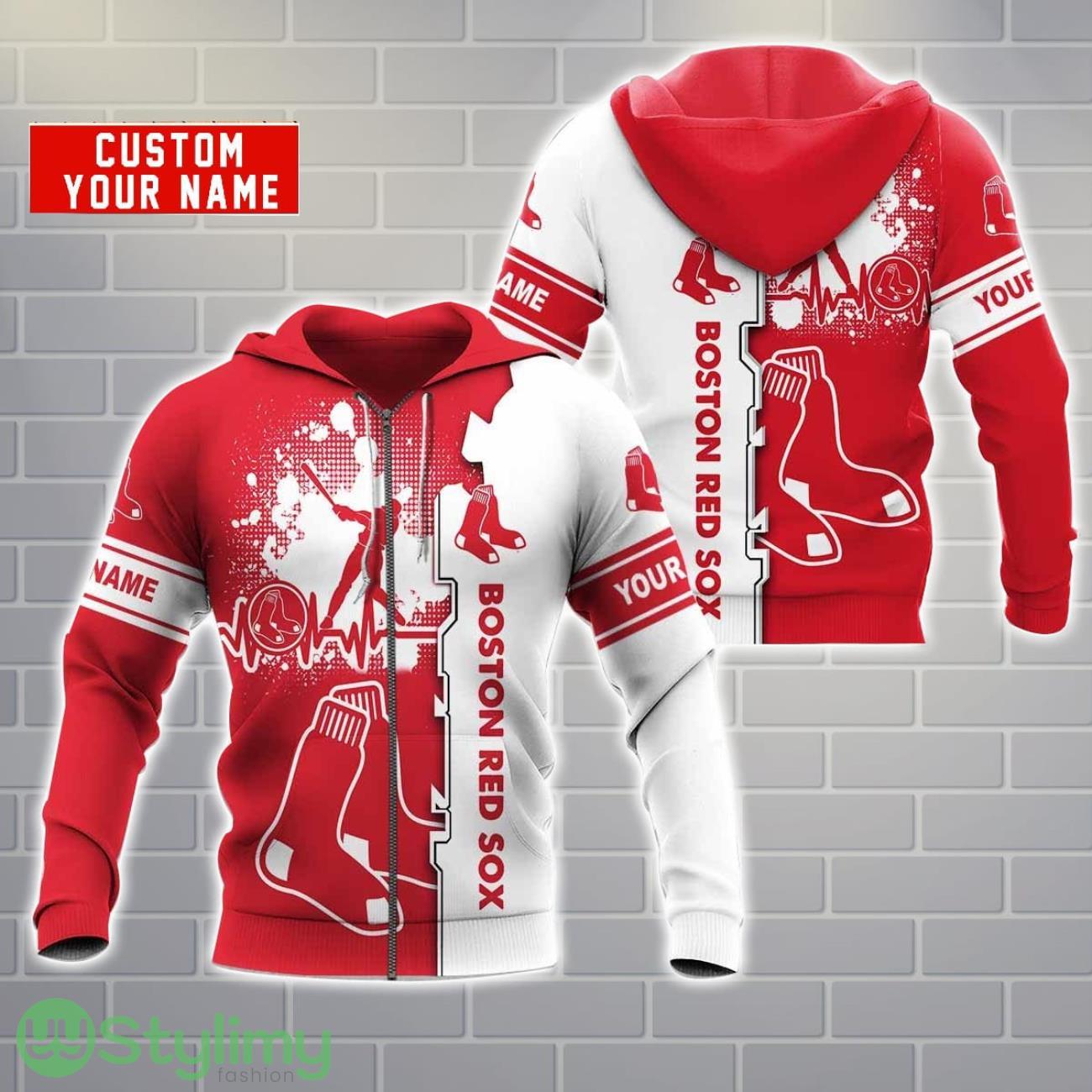 Boston Red Sox AOP Hoodie Custom Name Unisex Hoodie Zip Hoodie For Men And Women 7 Boston Red Sox AOP Hoodie Custom Name Unisex Hoodie Zip Hoodie For Men And Women Product Photo 1