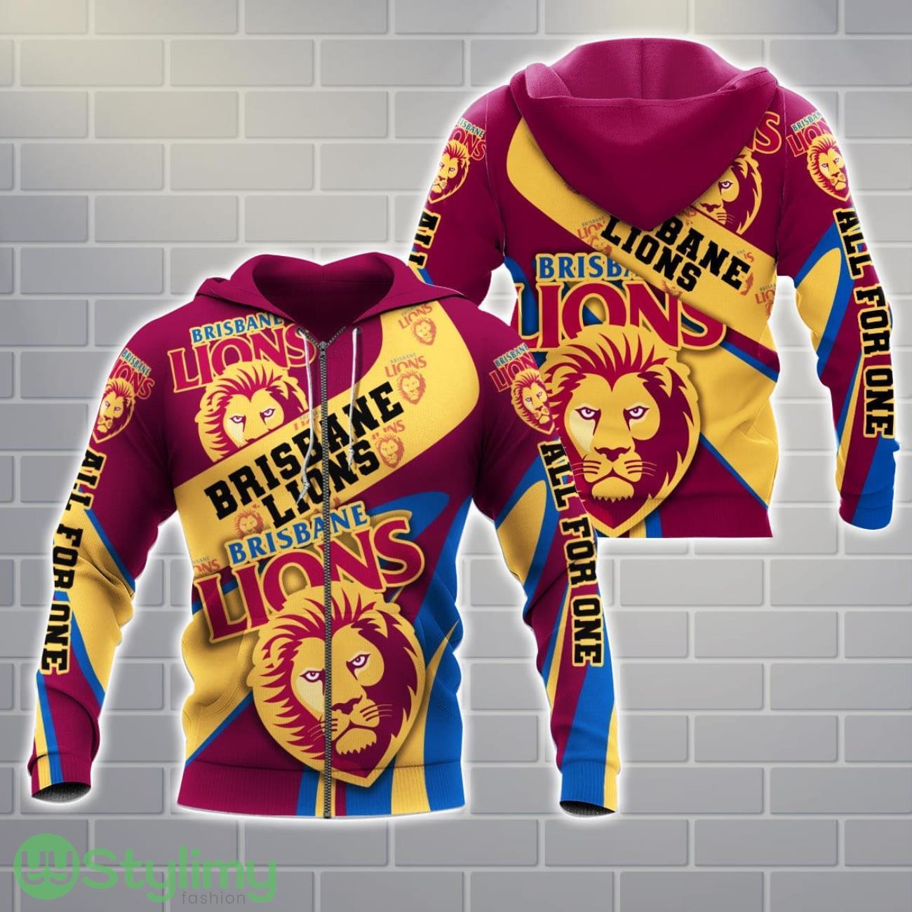 Brisbane Lions All For One 3D Hoodie Zip Hoodie For Fans All Over Printed Unisex Hoodie 8 Brisbane Lions All For One 3D Hoodie Zip Hoodie For Fans All Over Printed Unisex Hoodie Product Photo 2