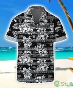 Brooklyn Nets Hawaii Set Pattern Vintage 3D Hawaiian Shirt And Shorts Product Photo 1