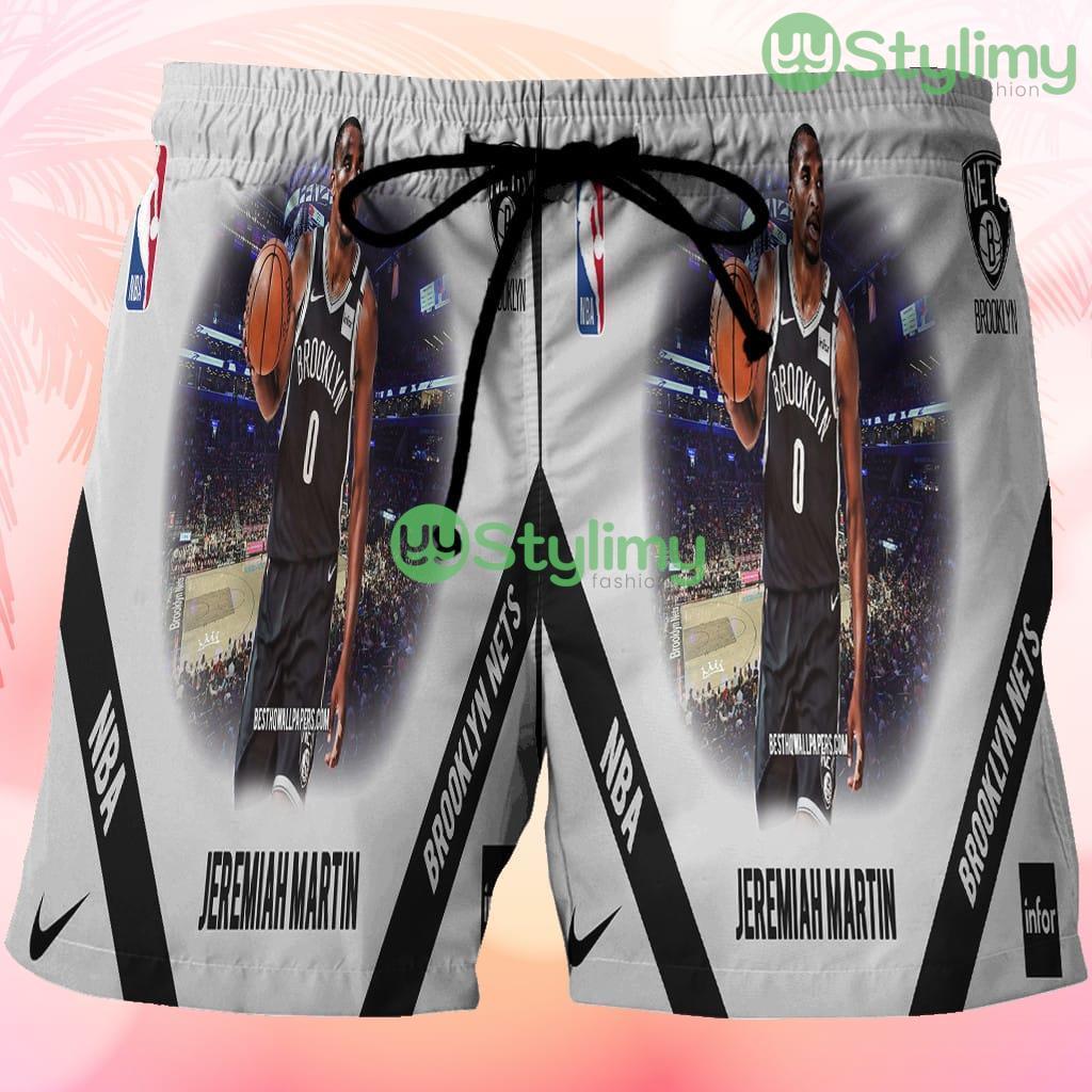 Brooklyn Nets Jeremiah Martin1 Beach Hawaiian Shorts For Men Trending Summer 3 Brooklyn Nets Jeremiah Martin1 Beach Hawaiian Shorts For Men Trending Summer Product Photo 1