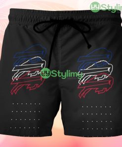 Buffalo Bills Logo v121 Beach Hawaiian Shorts For Men Trending Summer Product Photo 1