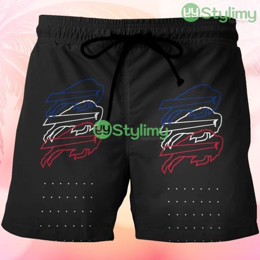 Buffalo Bills Logo v121 Beach Hawaiian Shorts For Men Trending Summer Product Photo 1