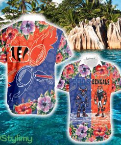 Buffalo Bills VS Cincinnati Bengals Signature Aloha Hawaiian Shirt For Men And Women - Buffalo Bills VS Cincinnati Bengals Signature Aloha Hawaiian Shirt For Men And Women