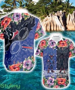 Buffalo Bills VS Houston Texans Latest All Over Print Hawaiian Shirt Men And Women Gift - Buffalo Bills VS Houston Texans Latest All Over Print Hawaiian Shirt Men And Women Gift