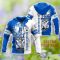 Canterbury-Bankstown Bulldogs Custom Name 3D Hoodie Heartbeat Pattern Cute Gift For Men And Women Product Photo 2