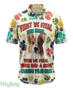 Cardigan Welsh Corgi Steal Your Heart Hawaiian Shirt Summer Gift For Men Women Product Photo 1