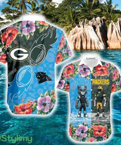 Carolina Panthers VS Green Bay Packers Cruise New AOP Hawaiian Shirt Gift For Fans - Carolina Panthers VS Green Bay Packers Cruise New AOP Hawaiian Shirt Gift For Fans