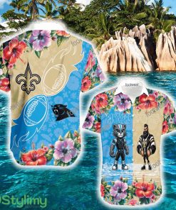 Carolina Panthers VS New Orleans Saints Souvenir New Aloha Hawaiian Shirt For Men And Women - Carolina Panthers VS New Orleans Saints Souvenir New Aloha Hawaiian Shirt For Men And Women