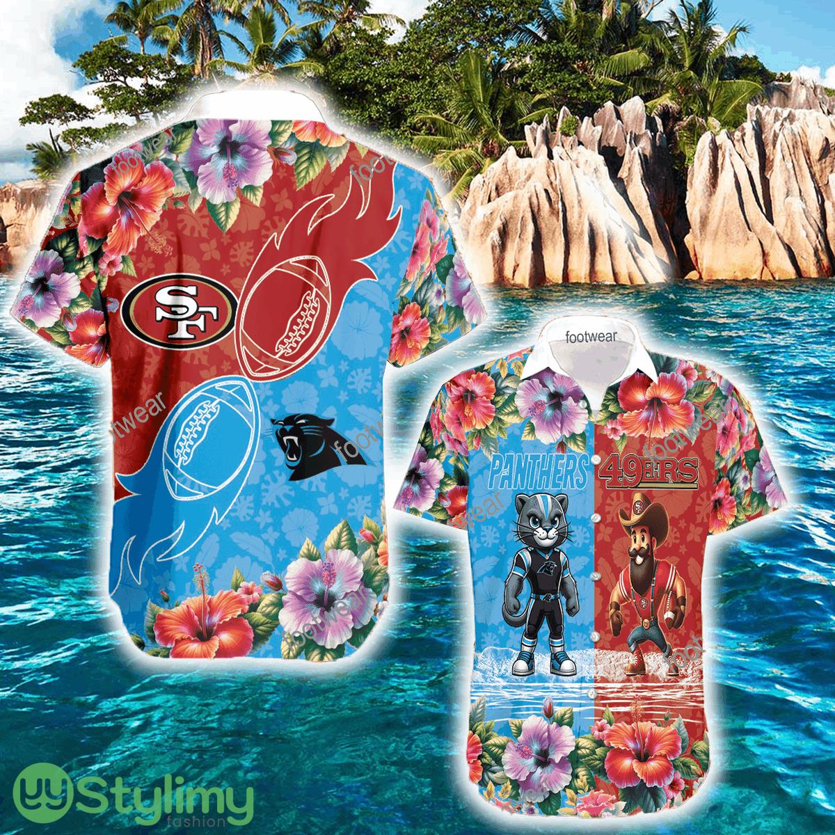 Carolina Panthers VS San Francisco 49ers Exotic New All Over Print Hawaiian Shirt Men And Women Gift 2 Carolina Panthers VS San Francisco 49ers Exotic New All Over Print Hawaiian Shirt Men And Women Gift - Carolina Panthers VS San Francisco 49ers Exotic New All Over Print Hawaiian Shirt Men And Women Gift