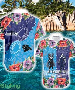 Carolina Panthers VS Seattle Seahawks Island Beach Hawaiian Shirt For Men And Women - Carolina Panthers VS Seattle Seahawks Island Beach Hawaiian Shirt For Men And Women