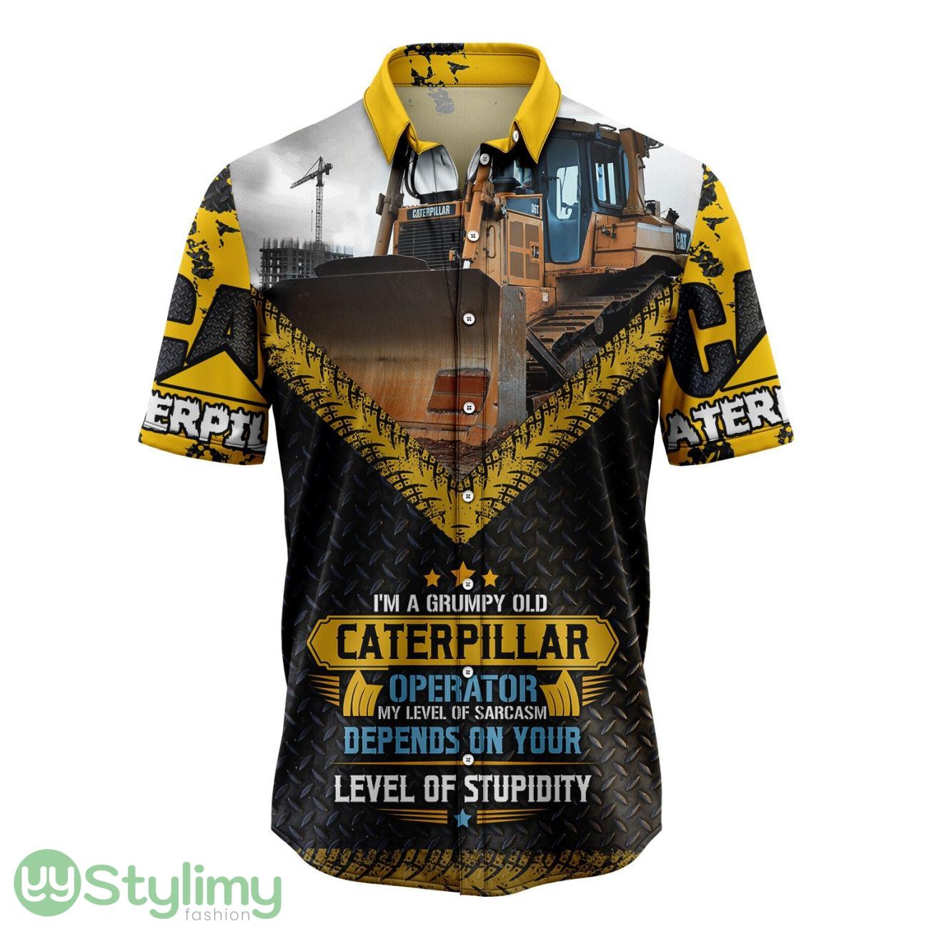 Caterpillar Job 3D Hawaiian Shirt Summer Vacation Gift 2 Caterpillar Job 3D Hawaiian Shirt Summer Vacation Gift Product Photo 1