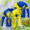 Cádiz CF Custom Name 3D Hoodie Heartbeat Pattern Cute Gift For Men And Women Product Photo 2