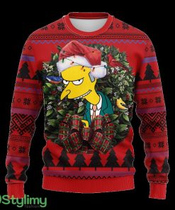 Charles Montgomery Burns Simpsons Mc Ugly Christmas Sweater Thanksgiving Gift For Men And Women 3D Printed Product Photo 1