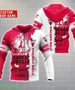 Chicago Bulls AOP Hoodie Custom Name Unisex Hoodie Zip Hoodie For Men And Women Product Photo 1