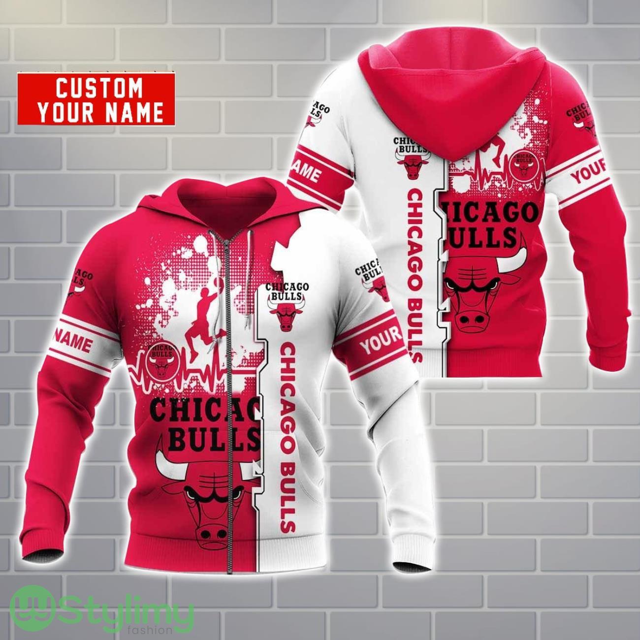 Chicago Bulls AOP Hoodie Custom Name Unisex Hoodie Zip Hoodie For Men And Women 7 Chicago Bulls AOP Hoodie Custom Name Unisex Hoodie Zip Hoodie For Men And Women Product Photo 1