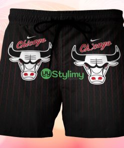 Chicago Bulls Emblem v15 Beach Hawaiian Shorts For Men Trending Summer Product Photo 1
