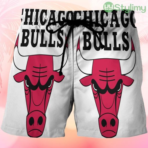 Chicago Bulls Emblem v18 Beach Hawaiian Shorts For Men Trending Summer Product Photo 1