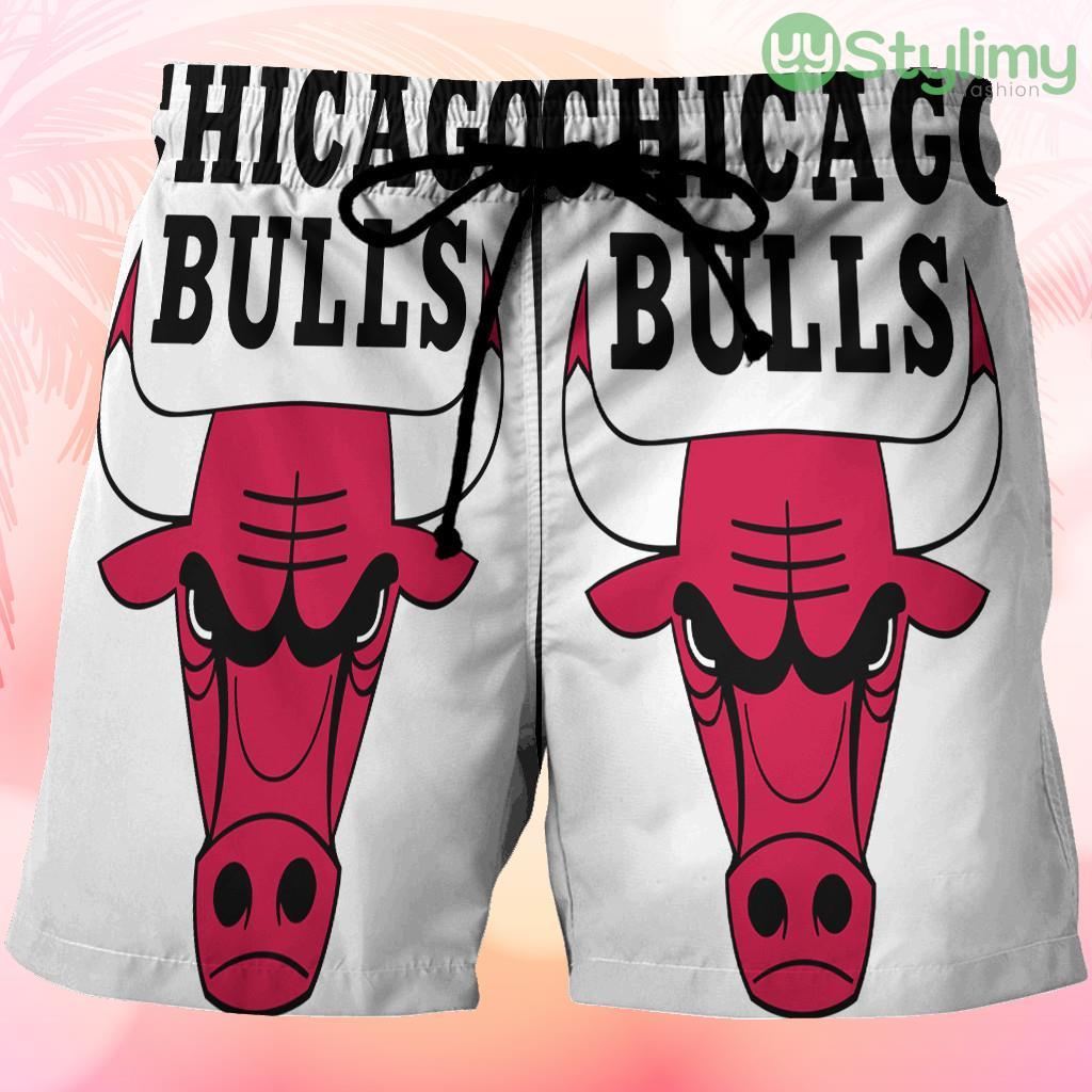 Chicago Bulls Emblem v18 Beach Hawaiian Shorts For Men Trending Summer 3 Chicago Bulls Emblem v18 Beach Hawaiian Shorts For Men Trending Summer Product Photo 1