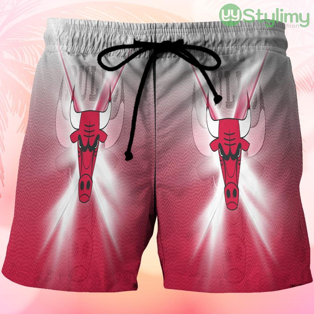 Chicago Bulls Emblem v5 Beach Hawaiian Shorts For Men Trending Summer 3 Chicago Bulls Emblem v5 Beach Hawaiian Shorts For Men Trending Summer Product Photo 1