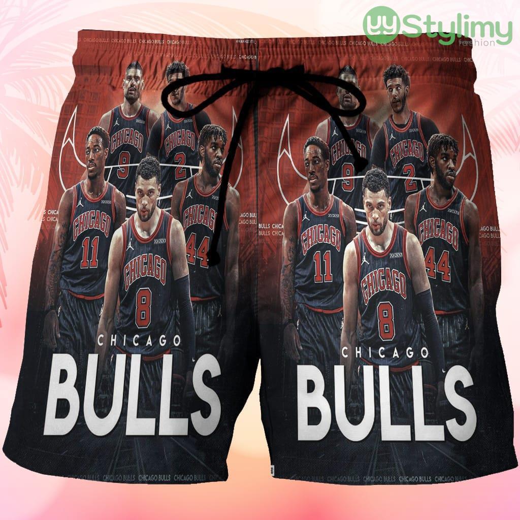 Chicago Bulls Players v11 Beach Hawaiian Shorts For Men Trending Summer 3 Chicago Bulls Players v11 Beach Hawaiian Shorts For Men Trending Summer Product Photo 1