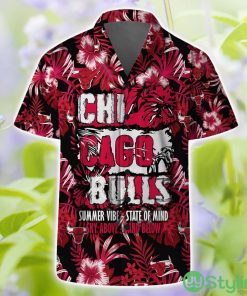 Chicago Bulls Tropical Style Hawaiian Shirt And Shorts Big Fans Summer Gift Product Photo 1