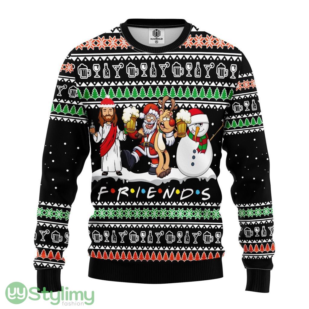 Christ Friends Ugly Christmas Sweater For Men And Women 3D Printed 4 Christ Friends Ugly Christmas Sweater For Men And Women 3D Printed Product Photo 1