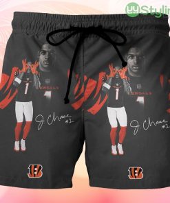 Cincinnati Bengals Chase 1 Beach Hawaiian Shorts For Men Trending Summer Product Photo 1
