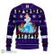 Cinderella Ugly Christmas Sweater Purple For Men And Women 3D Printed 5 Cinderella Ugly Christmas Sweater Purple For Men And Women 3D Printed Product Photo 2