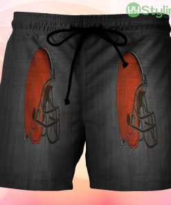Cleveland Browns Logo Helmet Beach Hawaiian Shorts For Men Trending Summer Product Photo 1